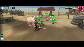 SWGOH - Savage R5 vs. GG R7 - GAC 3v3 win