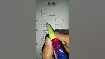 When a constant force is applied to a body..#neet#jee#physics#kinematics#nidaahraz#nidaahraz_physics