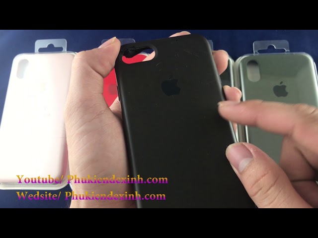 Ốp Lưng iPhone X / iPhone 10 Silicon Cover Apple Case Chính Hãng
