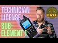 Ham radio technician license prep  subelement 1 20222026