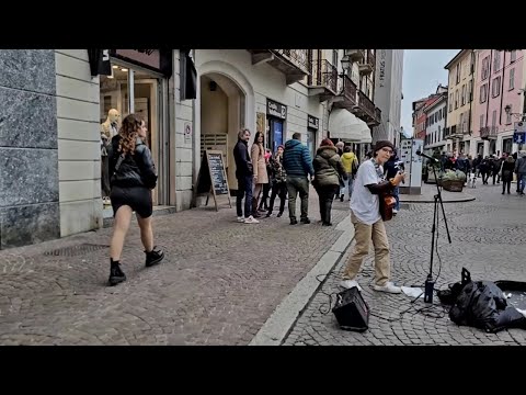 Walking Tour-Lecco_Italy,4k virtual tour of Beautiful Lecco#italy #travel