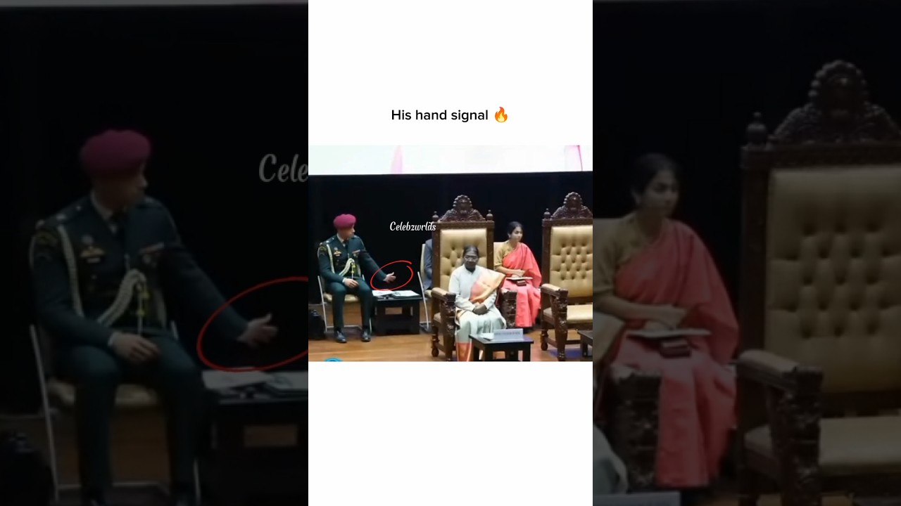 Hand Signal 🔥 Major Rishabh Singh Sambyal 