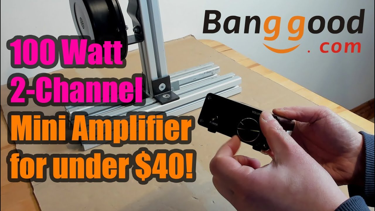 Budget bass shakers tested with affordable '100 Watt - 2 Channel' Mini  Amplifier! [Banggood] 