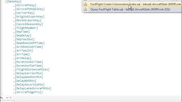 Using a Columnstore Index