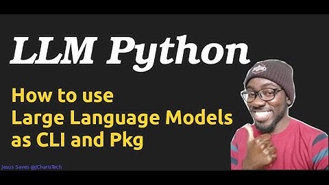 LLM Python CrashCourse JCharisTech
