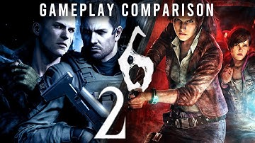 Resident Evil 6 vs Revelations 2 GAMEPLAY COMPARISON