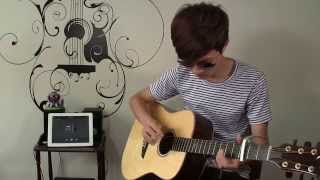 Video thumbnail of "Bon Jovi [It's My Life] A-Lung Guitar Solo (FingerStyle No.33)"