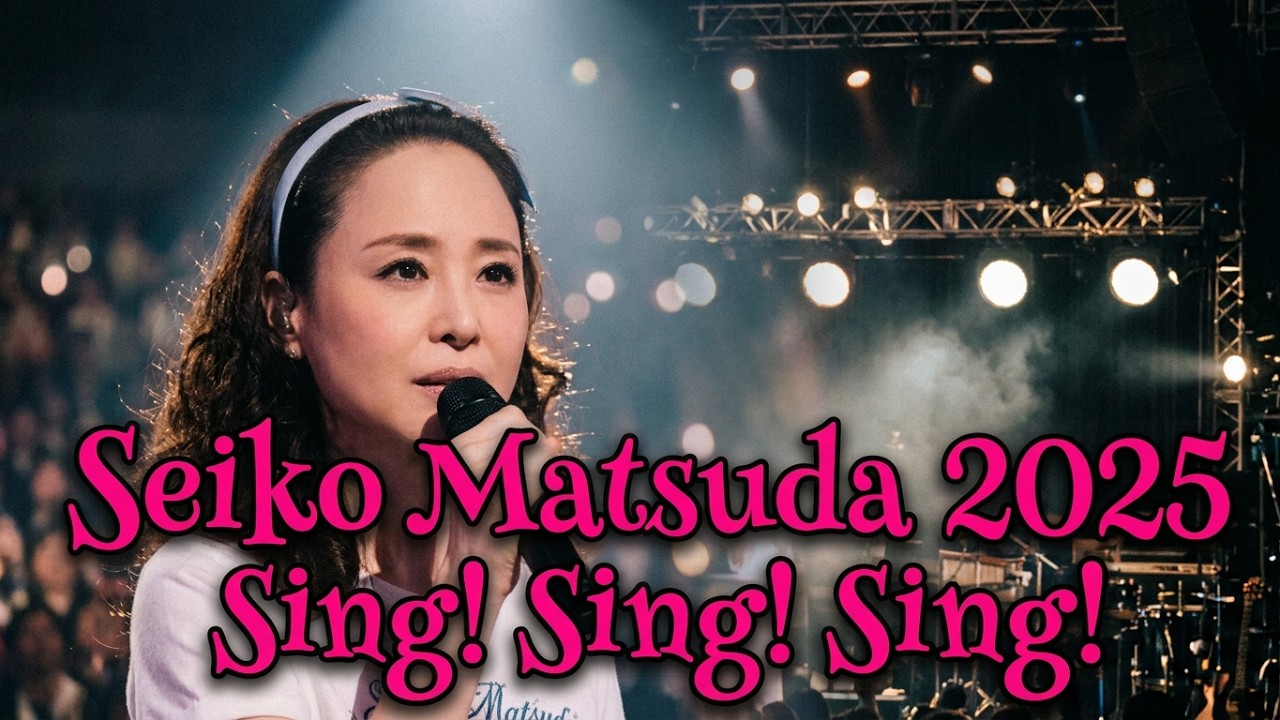 松田聖子さん45th Anniversary Seiko Matsuda Concert Tour 2025 “Sing