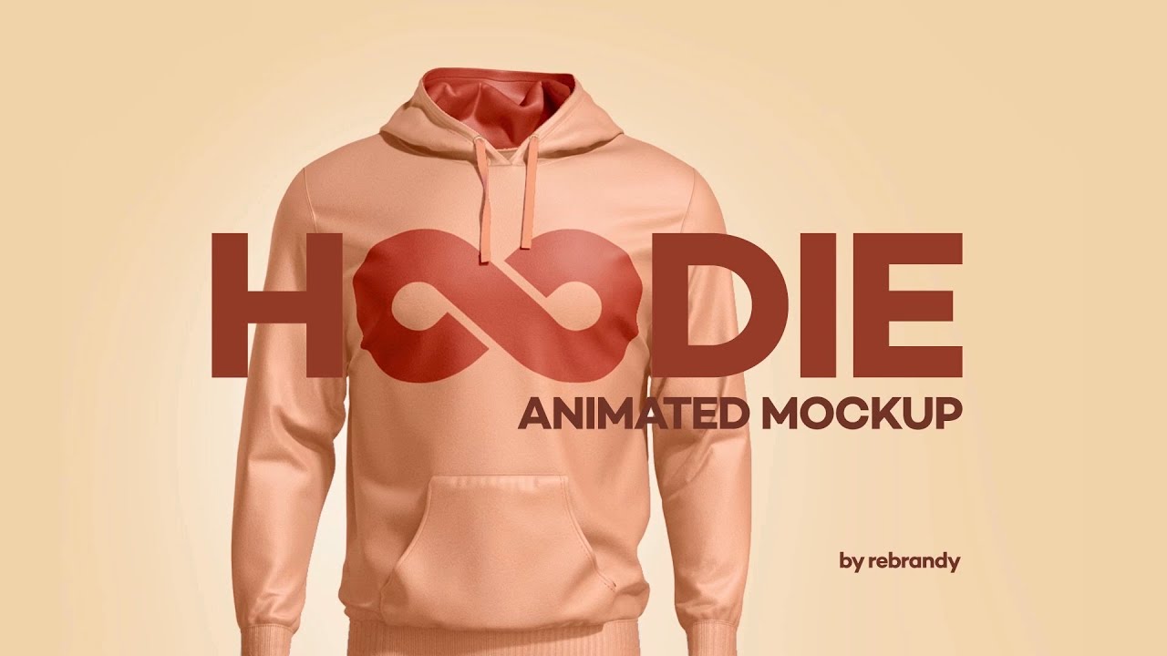 Download Hoodie Animated Mockup In Apparel Mockups On Yellow Images Creative Store