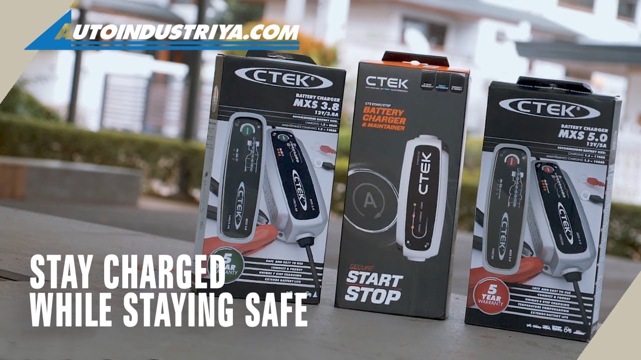 Stay charged while staying safe CTEK MXS Smart Battery Chargers YouTube