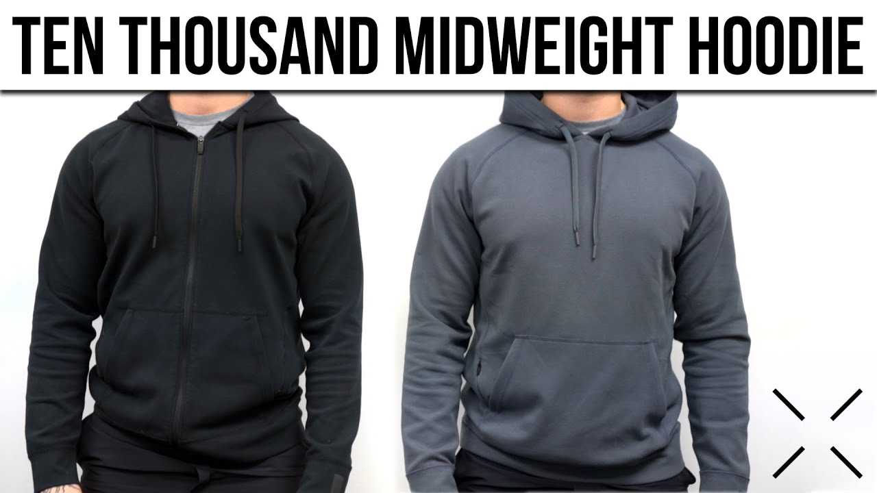 Ten Thousand Midweight Tech Hoodie Review - YouTube