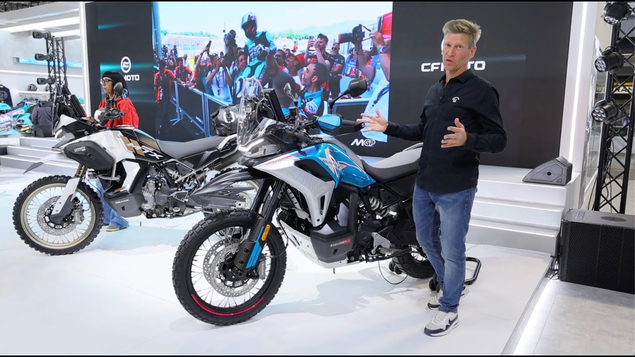 Eicma 2025: Nový adventure CFMoto 1000 MT-X a prototyp superbiku V4 1000 SR-RR
