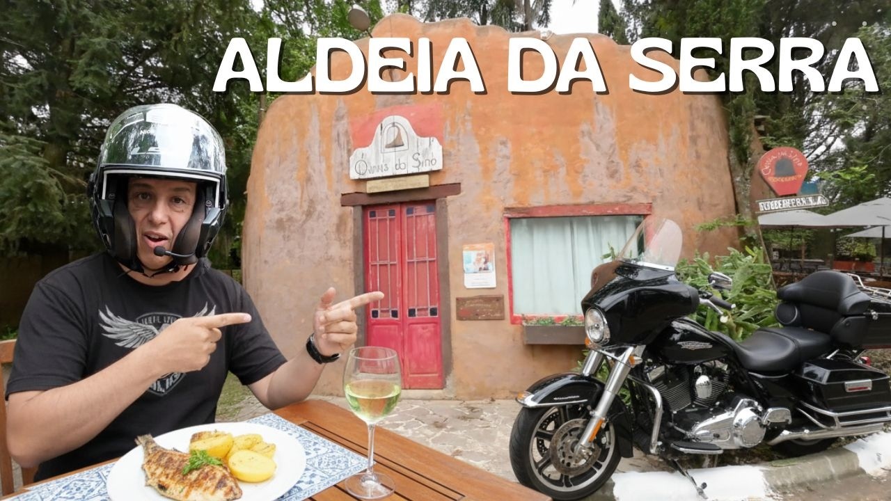 Estrada Linda! Subindo a Serra de Harley rumo à Quinta do Sino