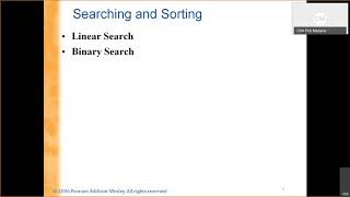 DS-Lecture-34-29-09-2020-Searching Linear Binary Search I