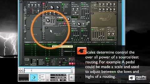 Reason 5 103: Thor: Master Of All Synths - 33 Introduction to the Modulation Matrix