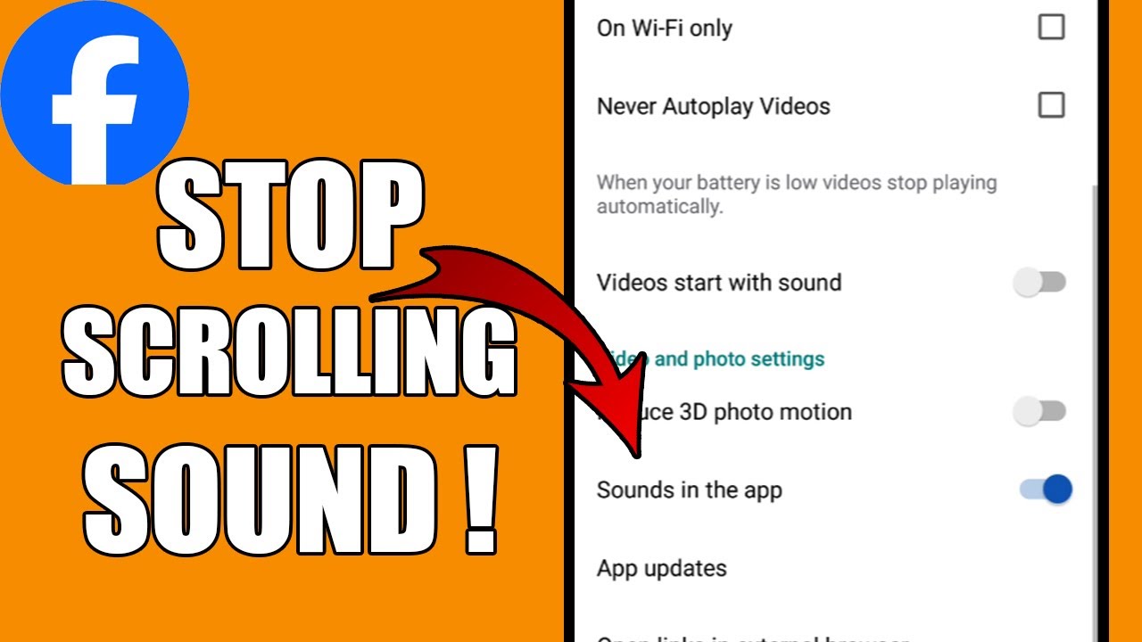 How To Turn Off Sound When Scrolling On Facebook On IPhone 2024 FIXED