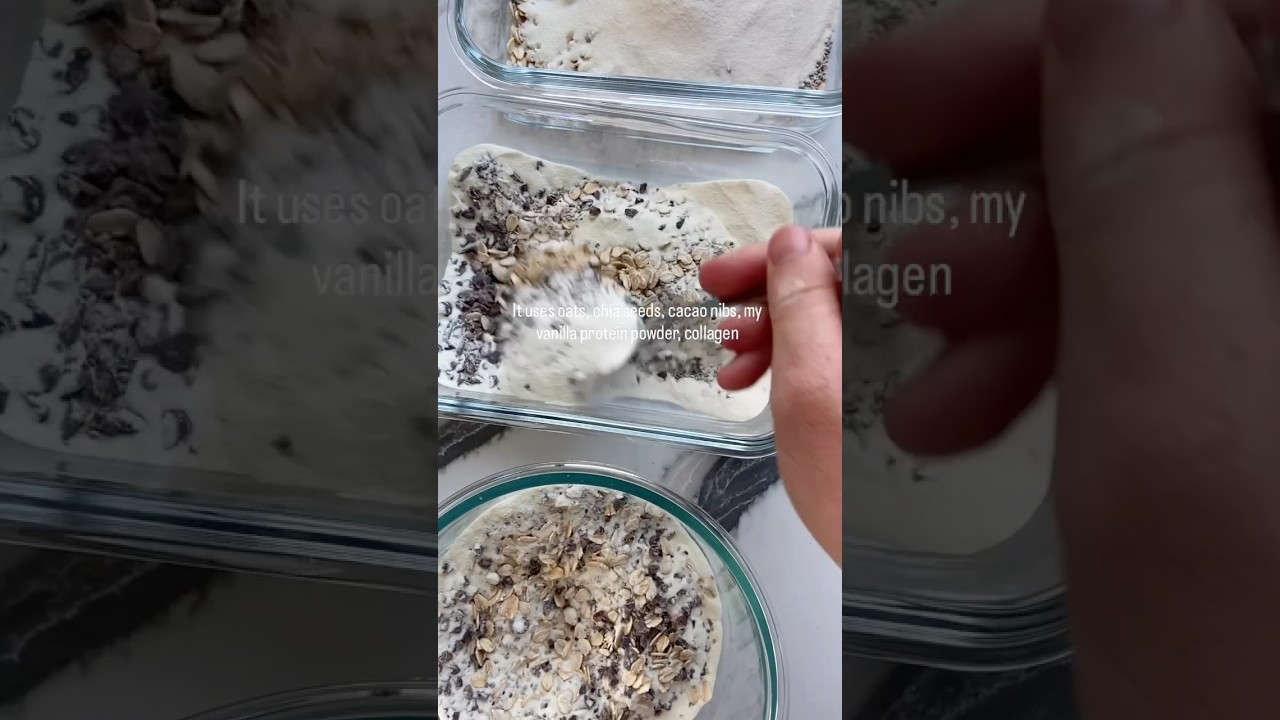 ЛУЧШИЙ рецепт высокобелковой ночной овсянки