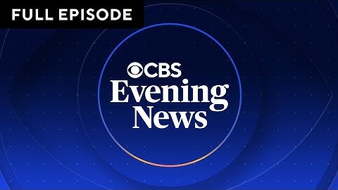 "CBS Evening News" Full Broadcast | October 17, 2025