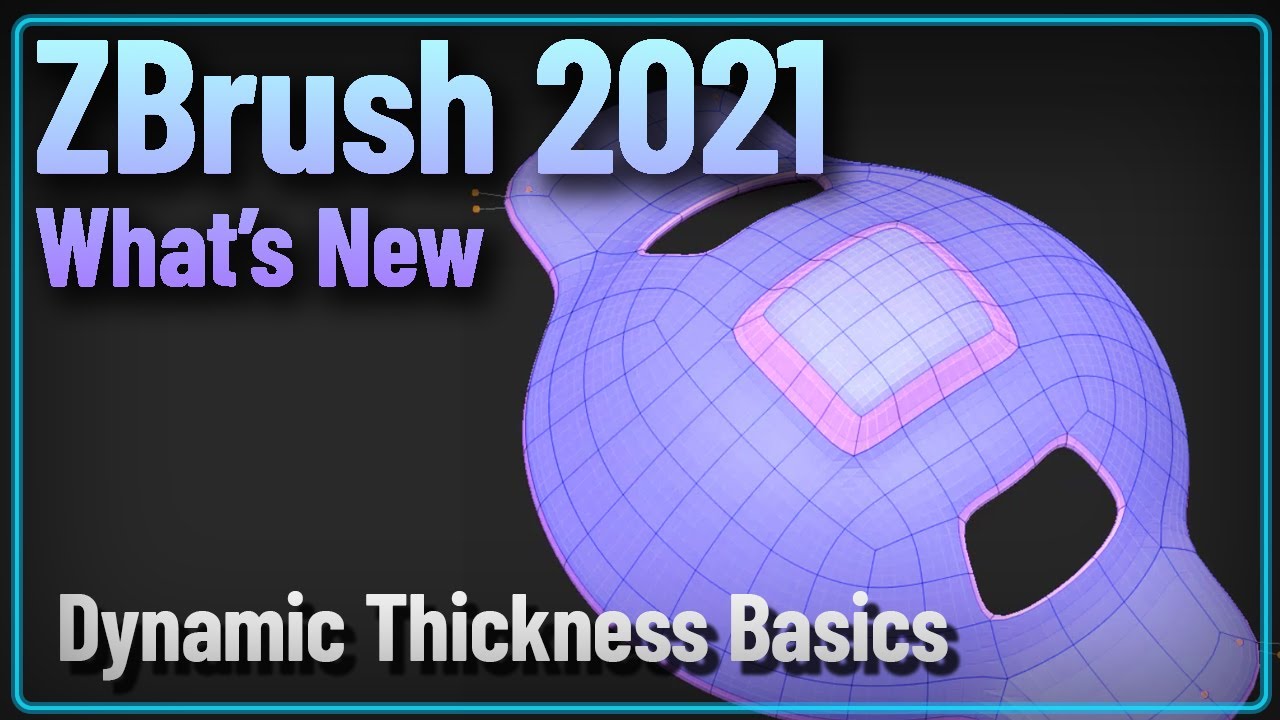 how to exture thickness in zbrusho