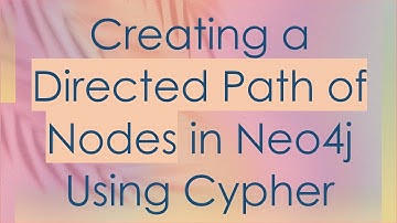 Creating a Directed Path of Nodes in Neo4j Using Cypher