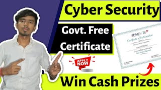 Cyber Security Certifications | Government Certificate | Free Certificate