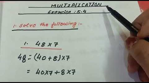 Class 3 Maths Chapter Multiplication Ex 5.4