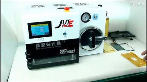 The newest KO MAX lcd vacuum laminating with air bubble removing machine ！whatsapp+8613824315897