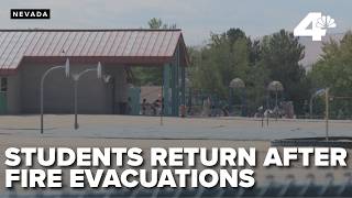 Students evacuated from Bug Fire return to school for the first week
