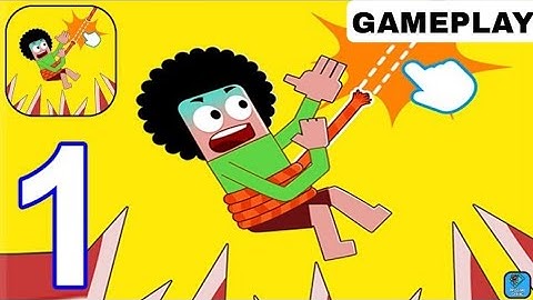 Fall Boys: Rope Rescue - Gameplay Walkthrough Part 1 Tutorial Levels 1-30 (iOS,Android)