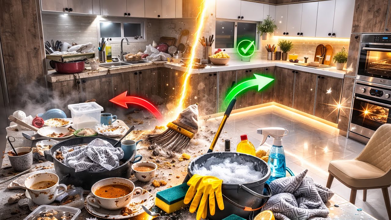 تنظيف المطبخ بعد الافطار وروتين السحور والفطور برمضان 2026 