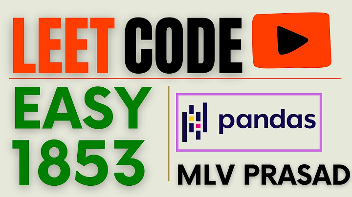 MLV Prasad - LeetCode Pandas [ Easy ] | 1853 | "Convert Date Format" |
