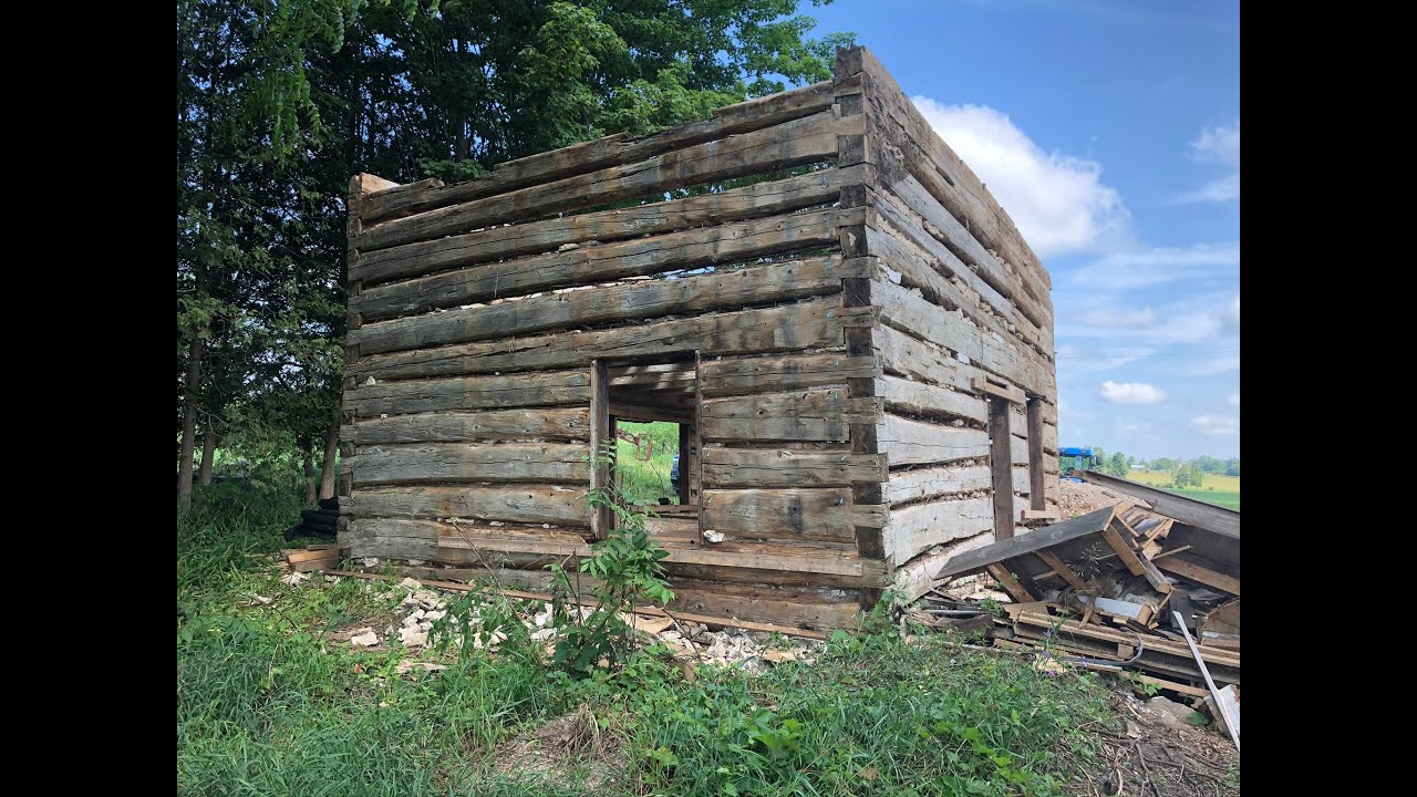 BruceGrey Log Home for Sale Exterior YouTube
