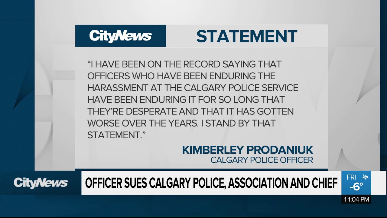 Calgary Police Officer sues CPS, CPA and Chief of Police