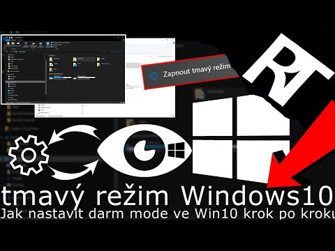 Jak zapnout Tmavý Režim ve Windows10 – tutorial cz