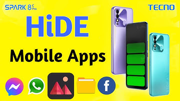Tecno Spark 8/8C/8Pro Hide App | Tecno Spark 8/8Pro Me App Hide Kaise Kare