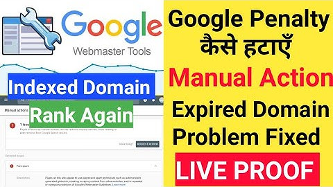 How to fix manual action google webmaster tool google penalty domain 100% fixed livr proof