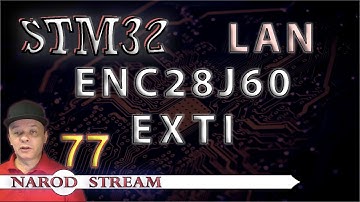 Программирование МК STM32. Урок 77. LAN. ENC28J60. Внешние прерывания (EXTI)