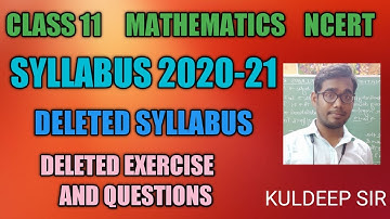 CBSE Reduced Syllabus 2020-21 | Updated Syllabus for Class 11 | CBSE Revised Syllabus | Deleted part