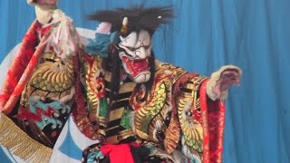 石見神楽 谷住郷神楽社中 塵輪 (郷土芸能） - YouTube