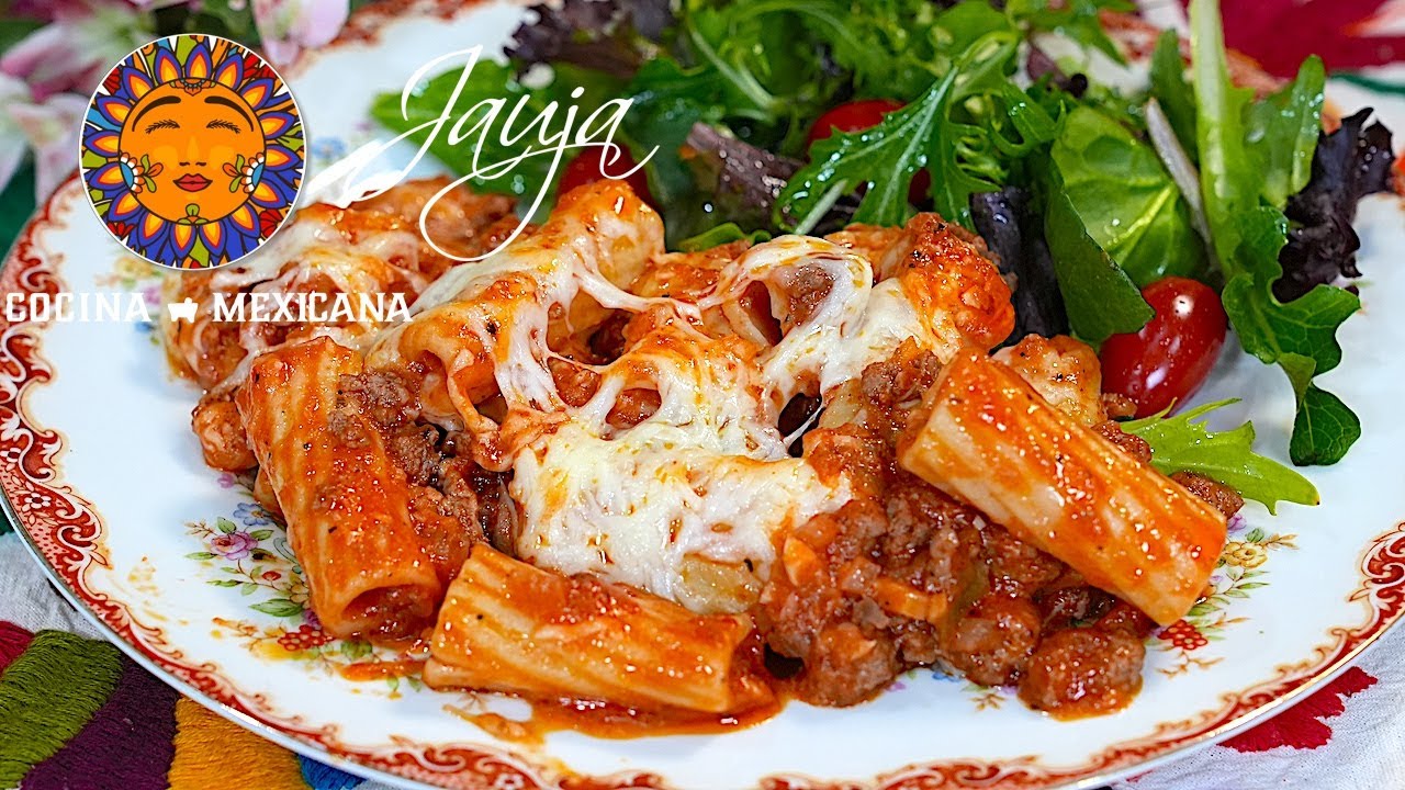 Macarrones Con Queso y Carne Sin Horno