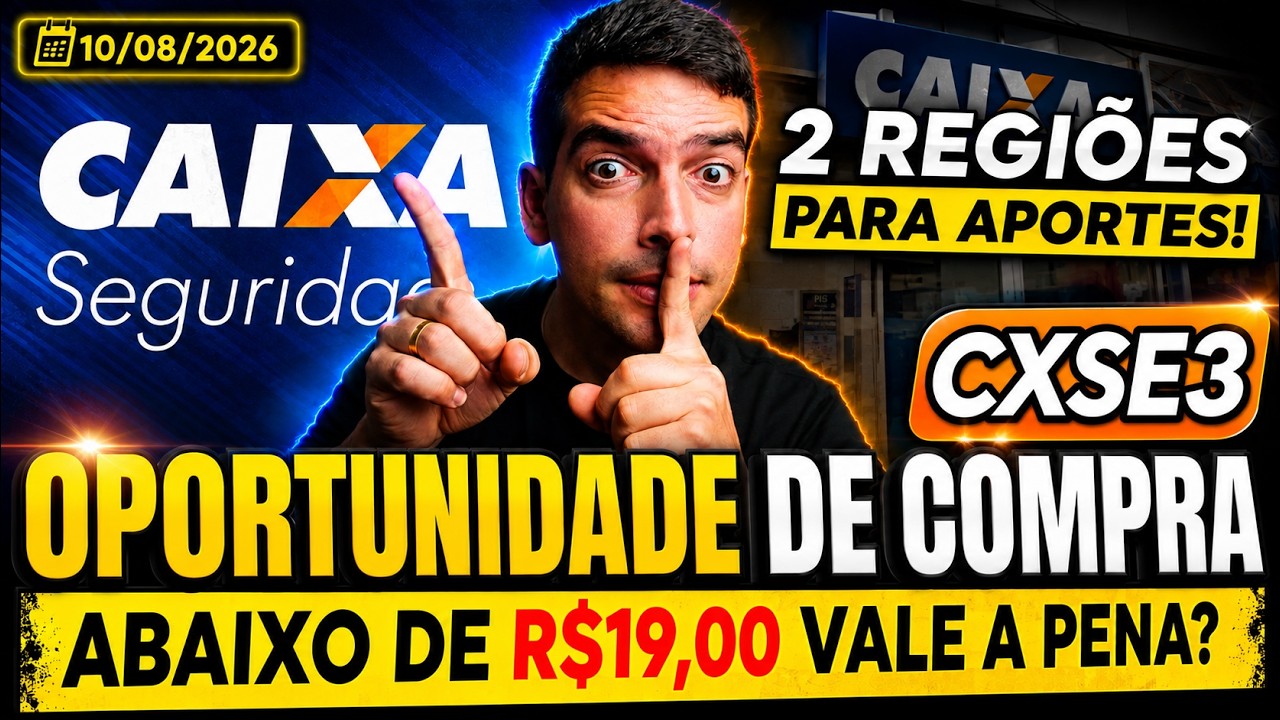 CXSE3 | VALE A PENA COMPRAR AÇÕES DE CAIXA SEGURIDADE ABAIXO DE R$19,00? | OPORTUNIDADE DO ANO?