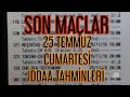 4 Temmuz Cumartesi iddaa tahminleri Alt/Üst 04 07 2020 ...