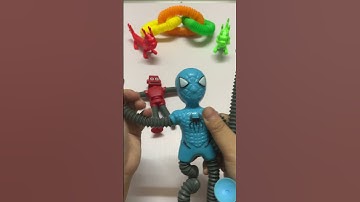 Robot Spider Man Pop Sound ASMR Creating satisfying POP #asmrsounds #satisfying #relaxing #creative