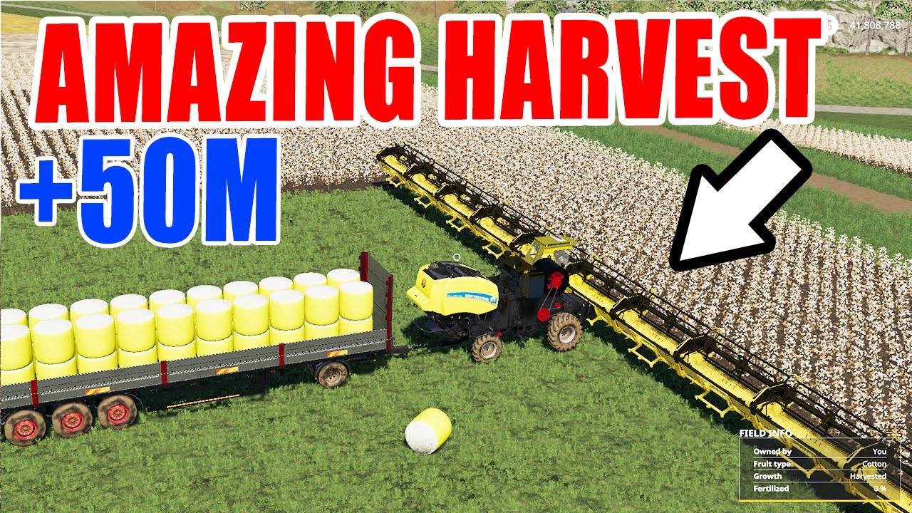 50-meter-cutter-amazing-cotton-harvesting-farming-simulator-19-youtube