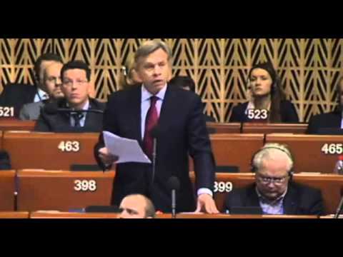 выступление Алексея Пушкова в ПАСЕ 28.01.2015 Надежда Савченко в обмен на голос