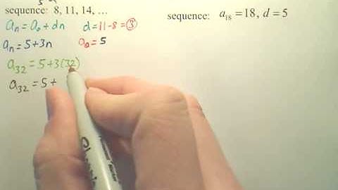 Algebra 2   11-2 Arithmetic Sequences  page 2