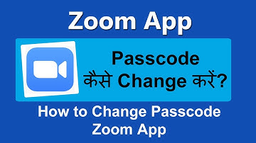 How to Change Password on Zoom App for Meeting | zoom passcode change