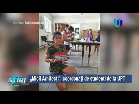 TeleU: „Micii Arhitecți”, coordonați de studenți de la UPT