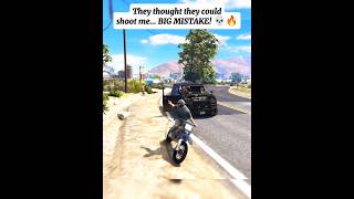 They thought they could shoot me... BIG MISTAKE! 💀🔥 #gta #gta5 #shortsfeed