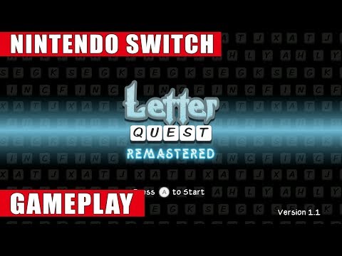 Letter Quest Remastered Nintendo Switch Gameplay